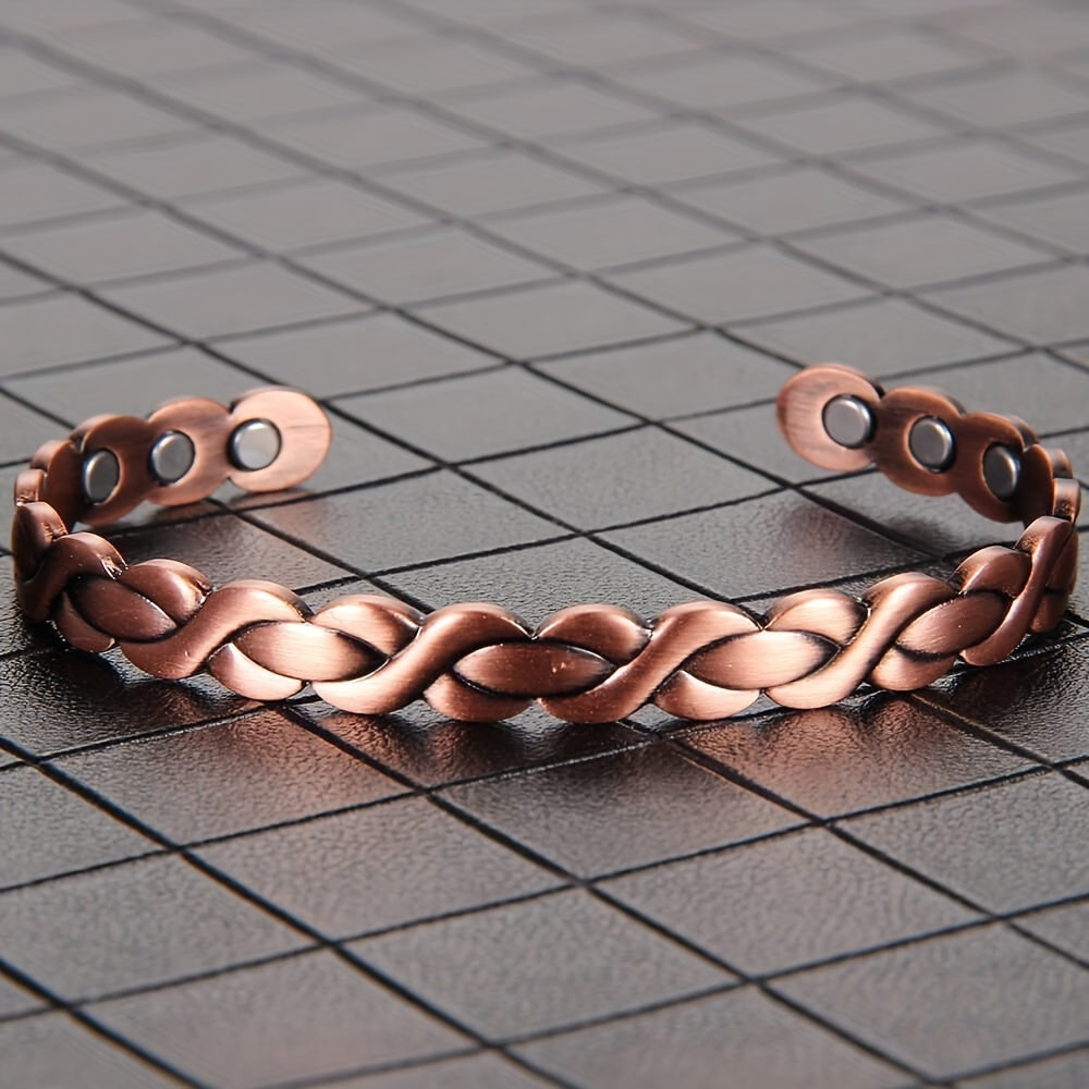 Braided Harmony Copper Bracelet