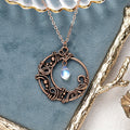 Mystic Teardrop Copper Necklace