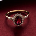Empress Red Ring | Gold