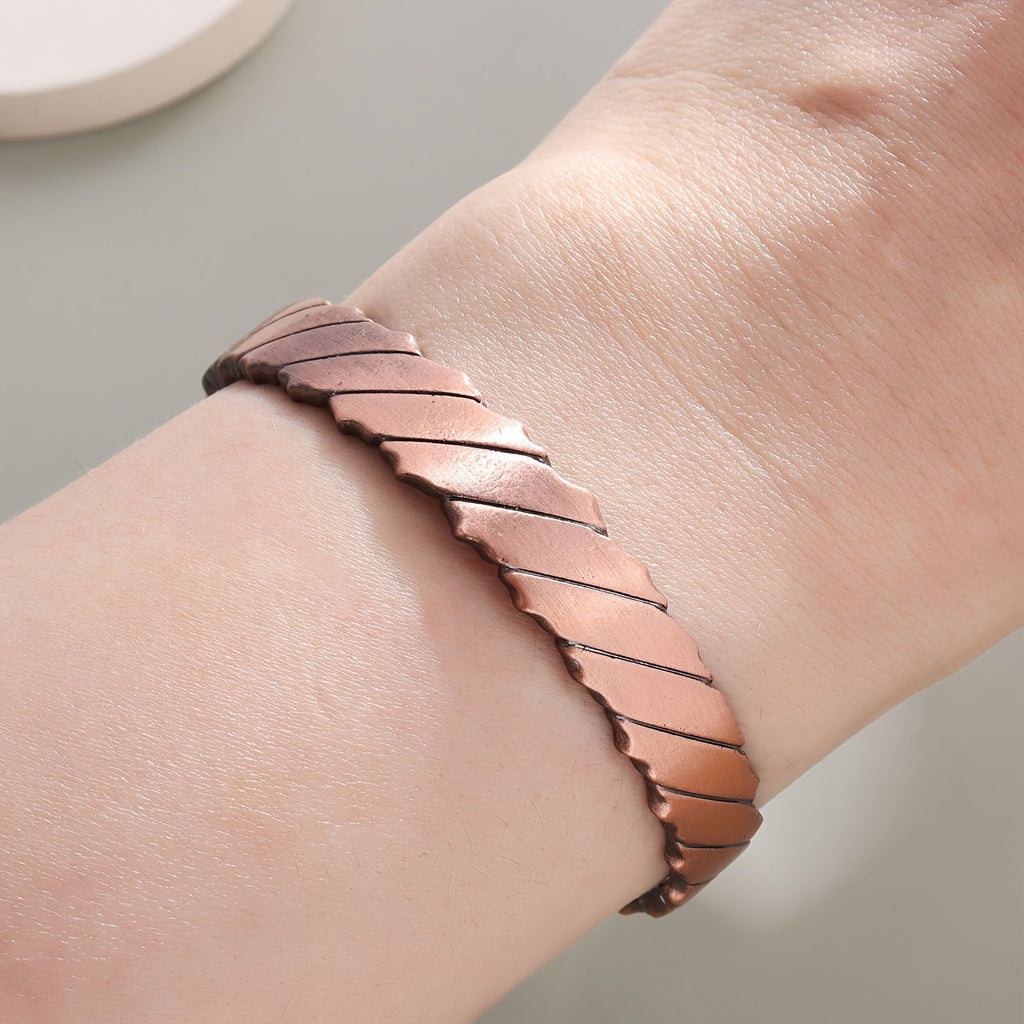 Eliana Ridge Copper Bracelet