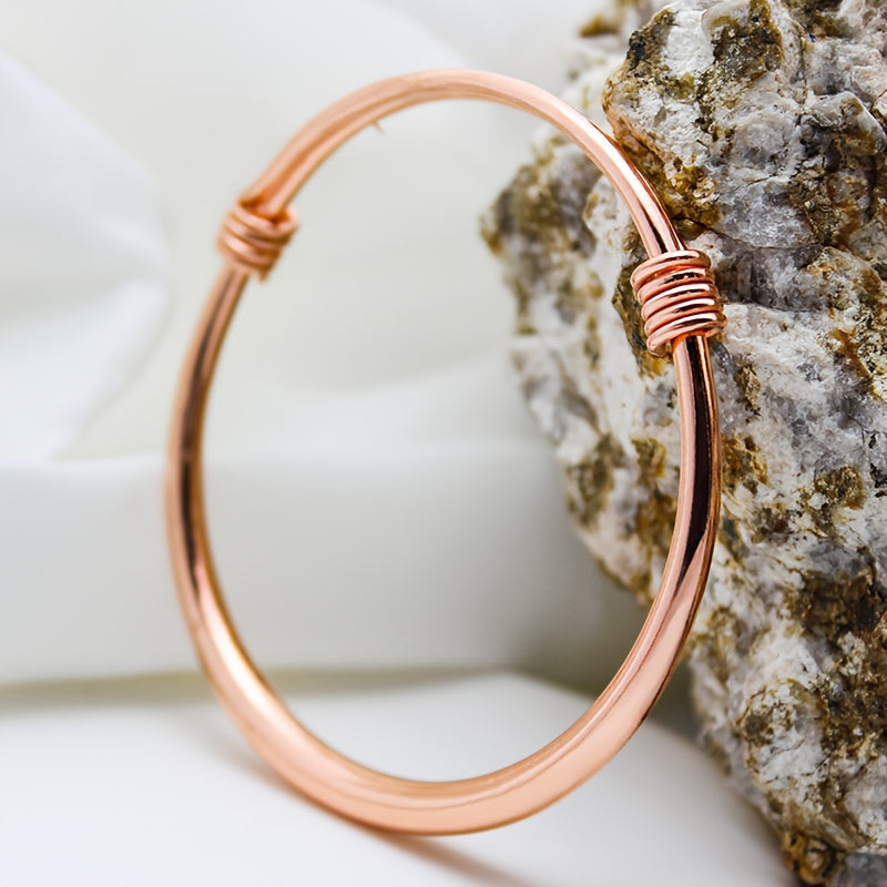Serene Twist Copper Bracelet