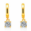 Aurora Square Drop Earrings | Gold