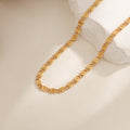 Nusa Woven Chain Necklace | Gold