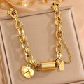 Heartened Chunky Necklace | Gold