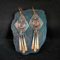 Odessa Spiral Copper Earrings
