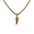 Elio Wing Pendant Necklace | Gold