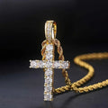 Cross necklace | Gold
