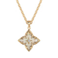 White Clover Pendant Necklace | Gold