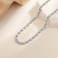 Nusa Woven Chain Necklace | White Gold