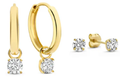 Larmes de Lune Stone Earrings Set | Gold
