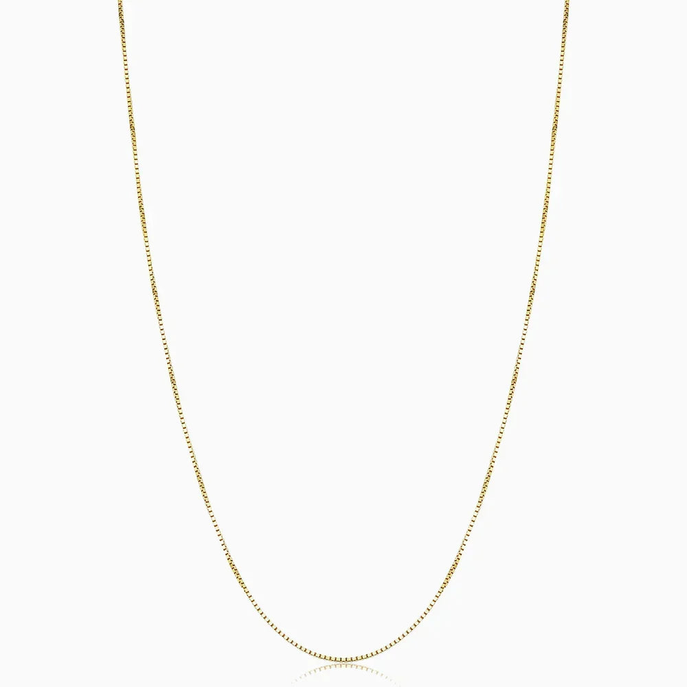 Bodega Box Necklace | Gold