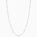 Bodega Box Necklace - White Gold