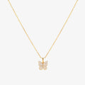Radiant Butterfly Necklace | Gold