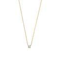 Cléa Moissanite Stone Necklace | Gold