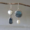 Celestial Vintage Earrings | White Gold