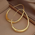 Antique Gold Hoop Earrings - Gold
