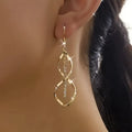 Sunbeam Spiral Earrings - Gold