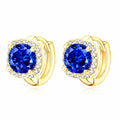 Nadine Sapphire Earrings | Gold