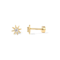 Sunburst Earrings | Gold